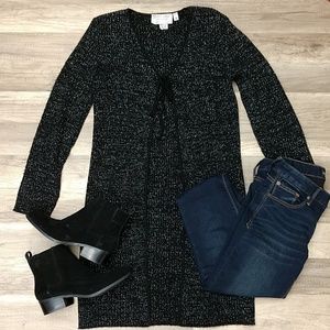 Open Front Maxi Length Cardigan